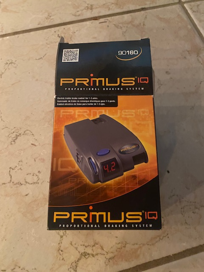 Primus electric brake controller. Primus IQ 90160. Unit never installed.