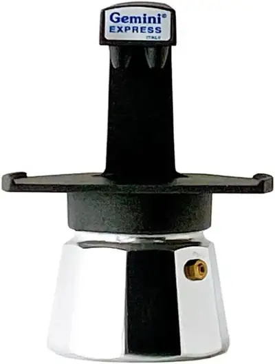 Gemini Express Stove Top Espresso Maker (Black) collector item - Made in Italy