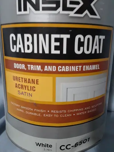 3.78L INSL-X Cabinet Coat Urethane Acrylic Satin Trim/Cabinet, View more