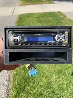Pioneer car audio tuner. Information in a photo.