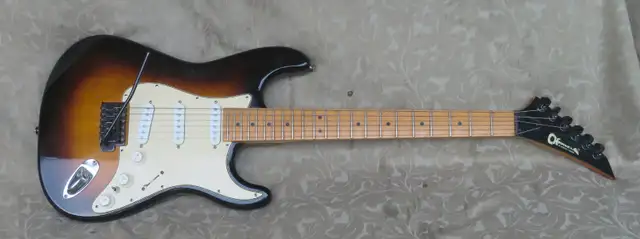 1986 CHARVEL JACKSON BROWN  IVORY 1A3S TREMOLO ELECTRIC GUITAR in Guitars in City of Toronto - Image 3