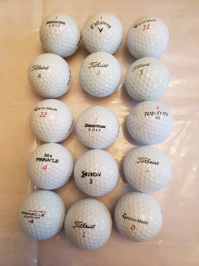 Various Brand Name Golf Balls., View more