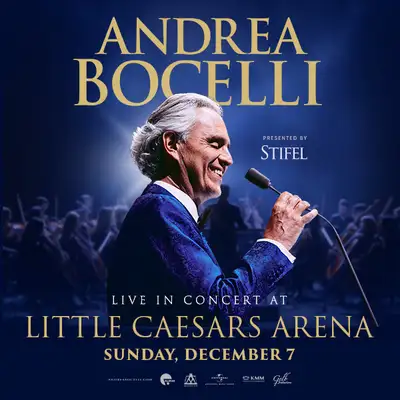 Andrea Bocelli at little Caesar’s , View more