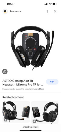 Astro a40 gaming head set