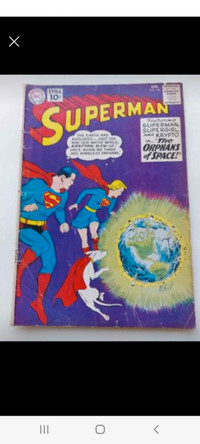 SUPERMAN 144 Silver Age comic 1961 Supergirl