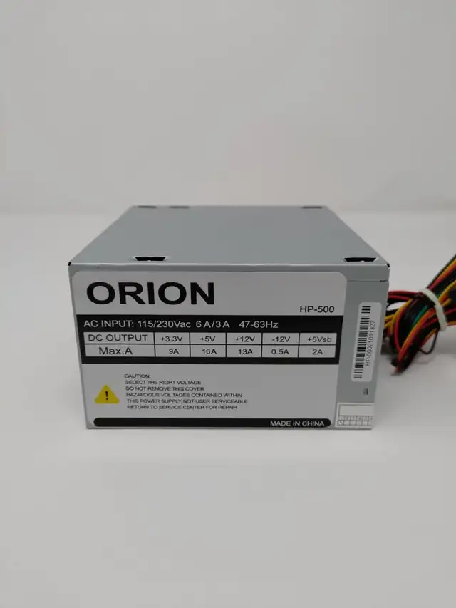 NEUF Alimentation électrique PC 500watts Orion PSU BRAND NEW in System Components in West Island - Image 2