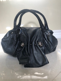 Leather Betsy Johnson Hobo Soulder Bag