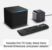 Amazon Fire TV Cube, Hands-free streaming device with Alexa, Wi-