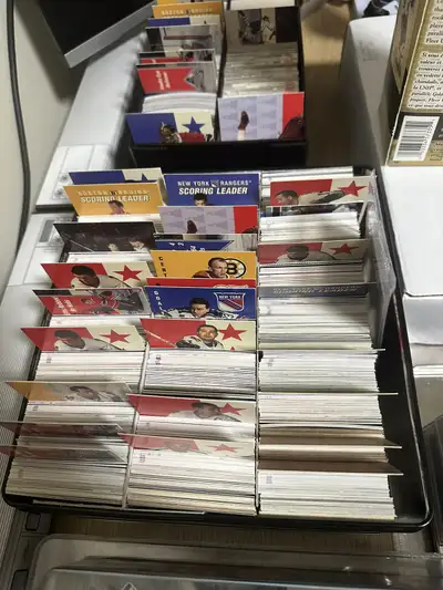 Massive NHL hockey card lot , View more