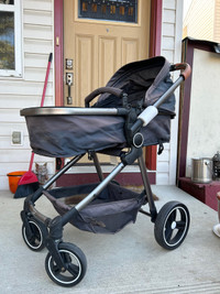 Baby stroller Convertible stroller with rain & mosquito cover 