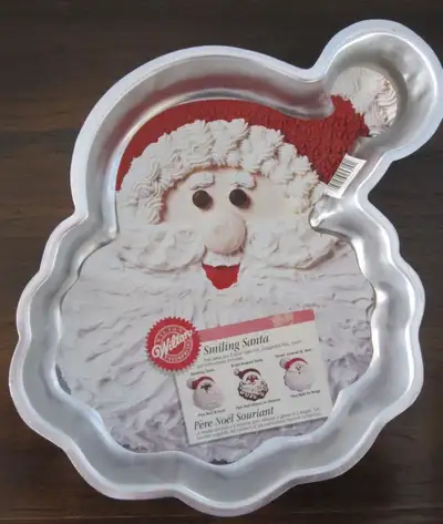 Wilton Smiling Santa Cake Pan Mold - Retired, View more