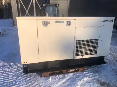 (Pending) 2019 75kva gensets (2 identical unit available, 2583 hours & 2640 hours), both have positi...