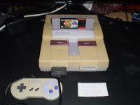 Super Nintendo (SNES) System, with Yoshi and Donkey Kong