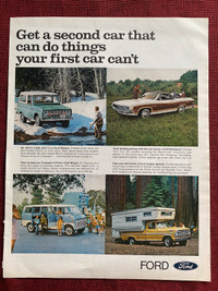1970 Ford Bronco/Ranchero/Club Wagon/Camper Special Original Ad2