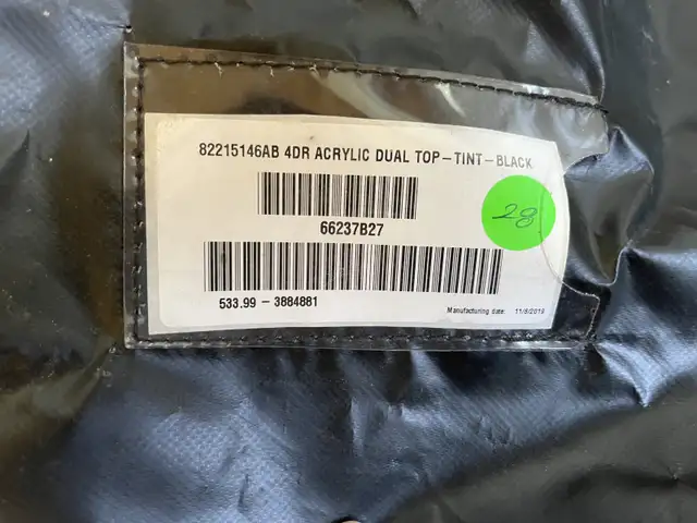 Mopar Dual Soft Top Kit for 2018/ 2025 4 - Door Jeep Wrangler JL in Other Parts & Accessories in Kitchener / Waterloo - Image 11