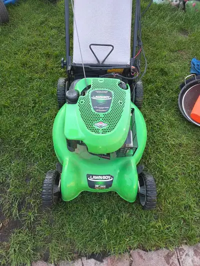 Lawnboy Gas Lawn mower Excellent Condition Starts easily Self propels walk- behind Offers versatile...