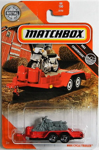 Matchbox 1/64 Cycle Trailer Diecast
