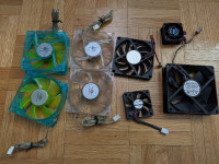 Miscellaneous Computer Fans of Various Sizes