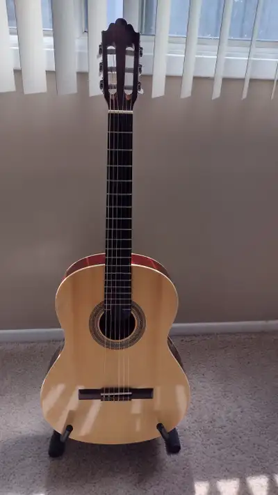 Samick Greg Bennett C2 Classical Guitar Solid Spruce Top + Case, View more