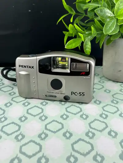 Pentax PC-55 35mm Film Point and Shoot Camera, View more