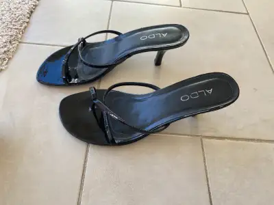 Size 7 Women's Black Aldo Dress Sandal - Excellent Condition, View more