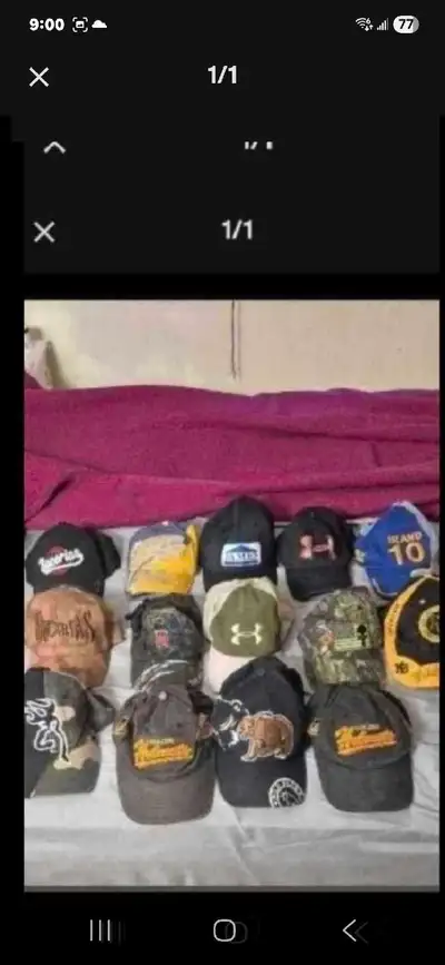 Assorted Baseball Caps, View more
