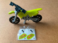 McDonalds Hot Wheels Motorcycle (toy bike with stickers)