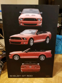 2007 2008 2009 Ford Shelby GT 500 convertible plak-it poster