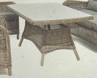 Wicker Patio table ONLY