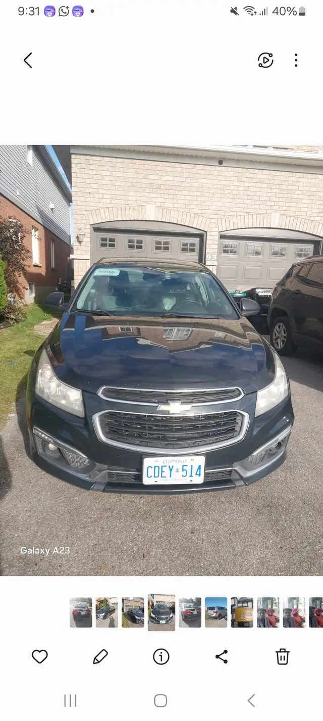 Chevy Cruize $2600 Reduced  to go Negotiable  7055005300