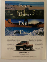 1994 Toyota 4x4 Standard Bed DX V6 Original Ad 