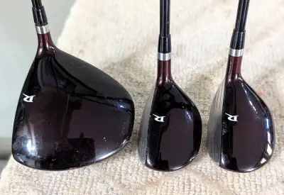 3 Wilson Firestick Left Hand Golf Clubs, View more