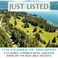 Shuswap Lake View Home on 7th Hole of Anglemont Golf Course