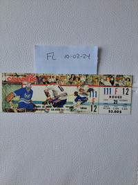Montreal Canadiens 1994 Montreal Forum game ticket (Mint)