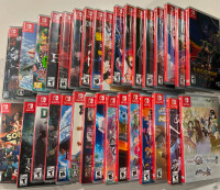 Large selection of Switch games