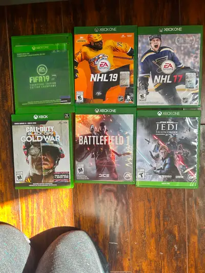 I have XBOX One Games NHL 17 19, FIFA 19 all of them work perfectly good!!! Just or $:25 Each!!! Int...