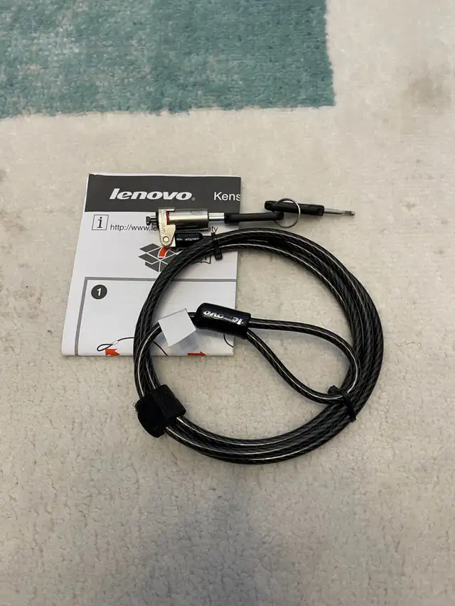 NEW Kensington MicroSaver Cable Lock from Lenovo in Laptop Accessories in Oakville / Halton Region - Image 2