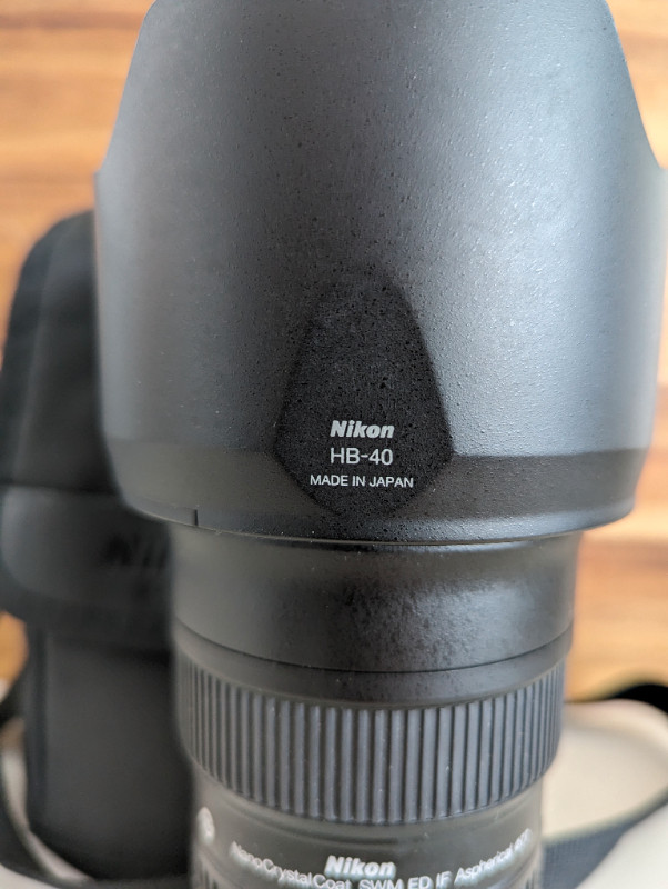 Nikon NIKKOR 24-70mm f/2.8G ED Lens in Cameras & Camcorders in City of Toronto - Image 2