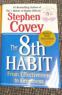 Stephen Covey -the 8th habit - hardcover