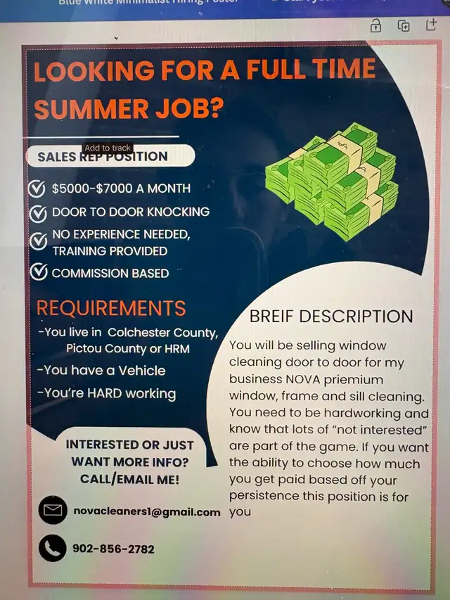 DOOR TO DOOR SALES REPRESENTATIVE in Sales & Retail Sales in Truro - Image 3