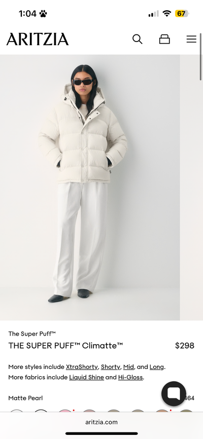 Aritzia Superpuff, View more