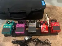 GUITAR PEDALBOARD WITH PEDALS