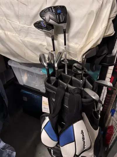 TaylorMade SLDR Golf Clubs and San Clemente Bag, View more