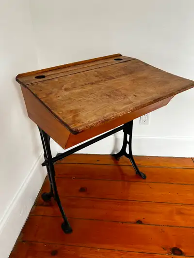 Antique fliptop desk, View more