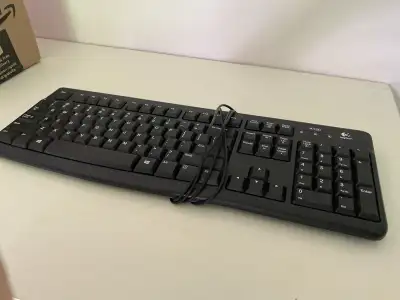 Logitech K120 Wired USB Keyboard – Full Size, Tested & Working, View more