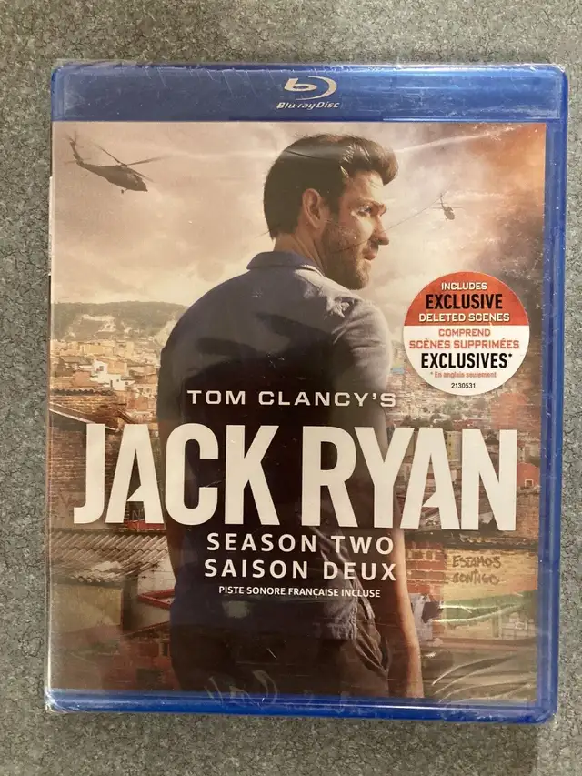 New Jack Ryan Tom Clancy Season Two 2 on bluray