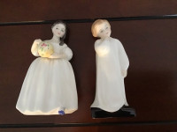 Royal Doulton Minature Figurines - Mandy and Darling