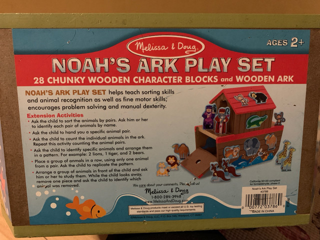 Melissa & Doug - Noah’s Ark Play Set in Toys & Games in Regina