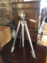 Vintage Linhof tripod with shutter control