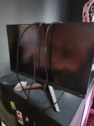 Paid 200 each for 2 of them. Upgraded my main display to a 2K 1440p monitor, and keeping the second...